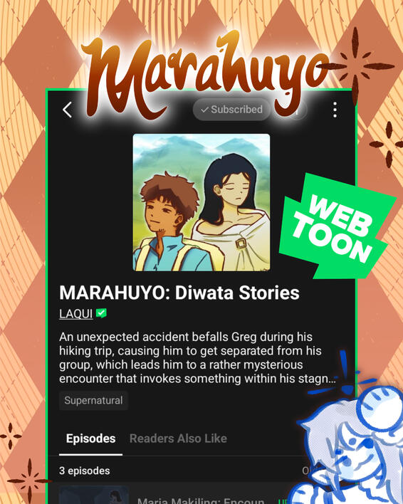 Storyboard, Lineart and Flats for Marahuyo Webcomics 2026
